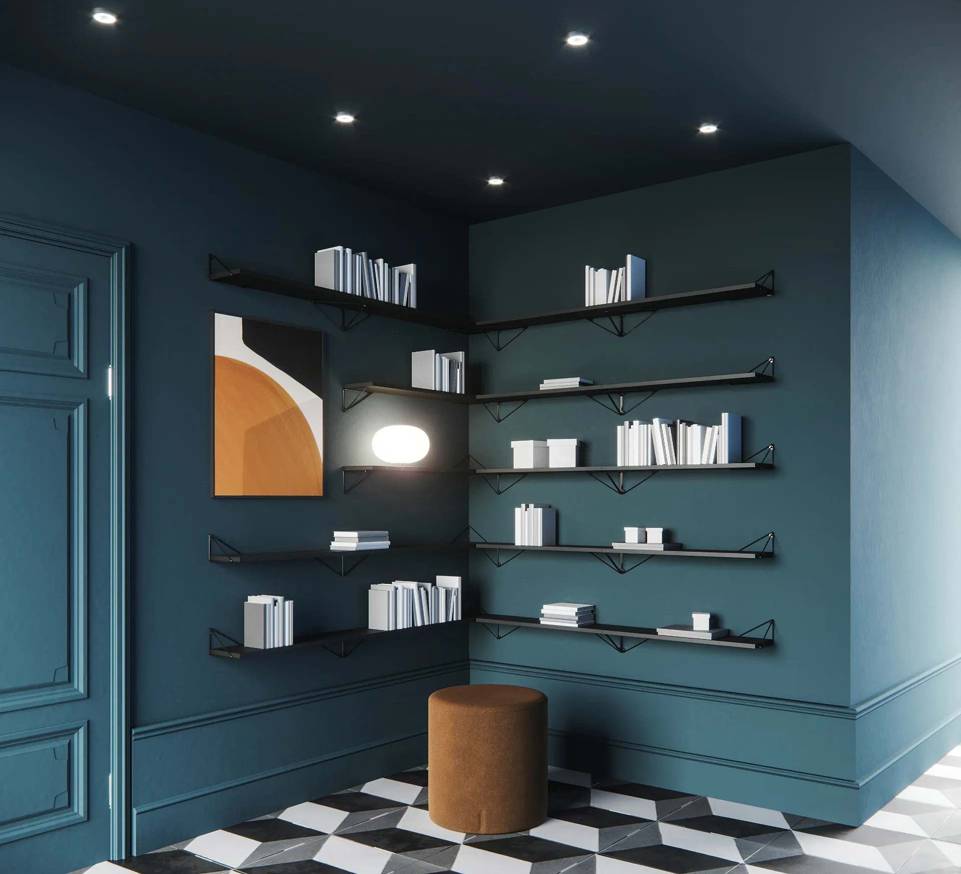 Pythagoras Regalboden, Schwarz Maze