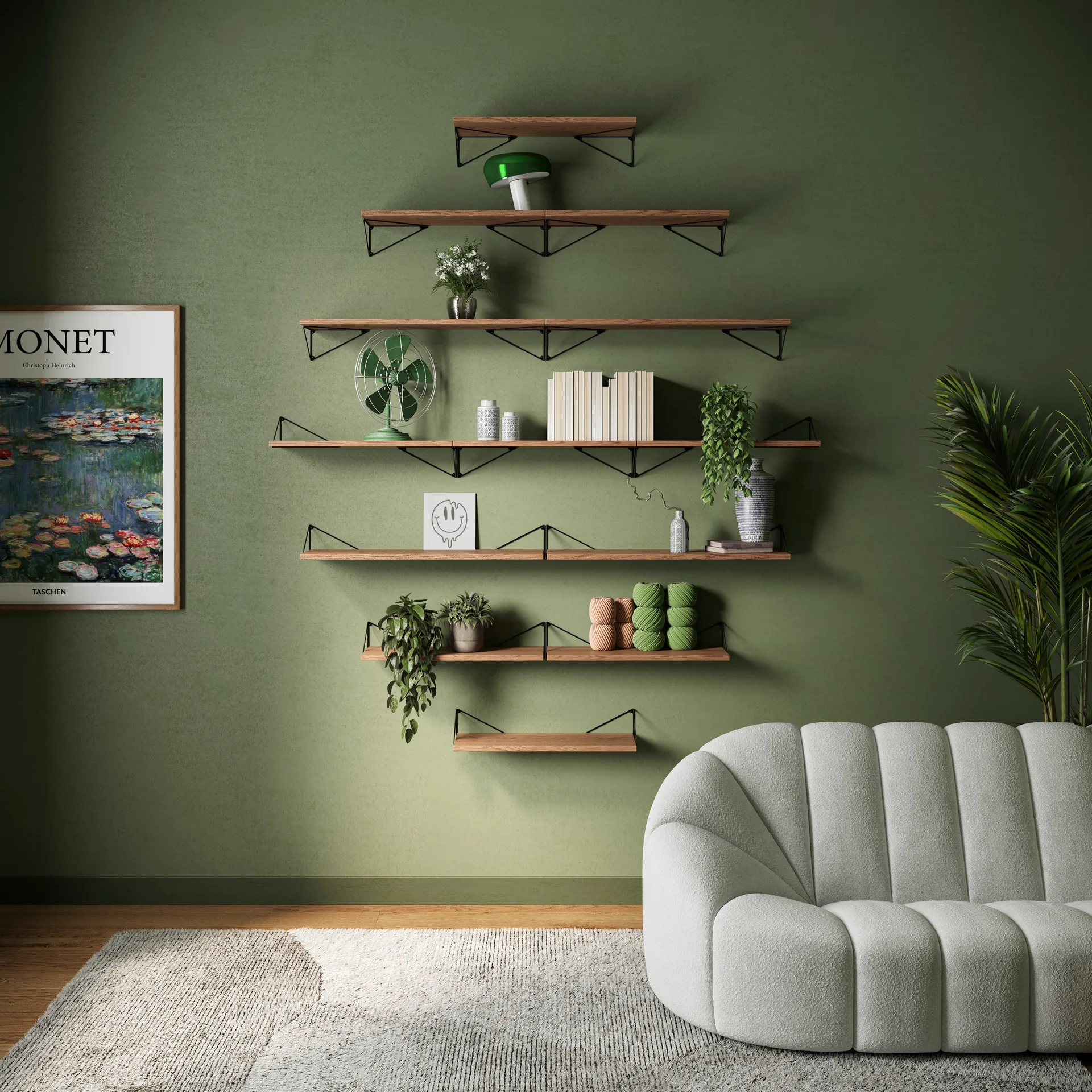 Pythagoras Regalboden, Walnuss Maze