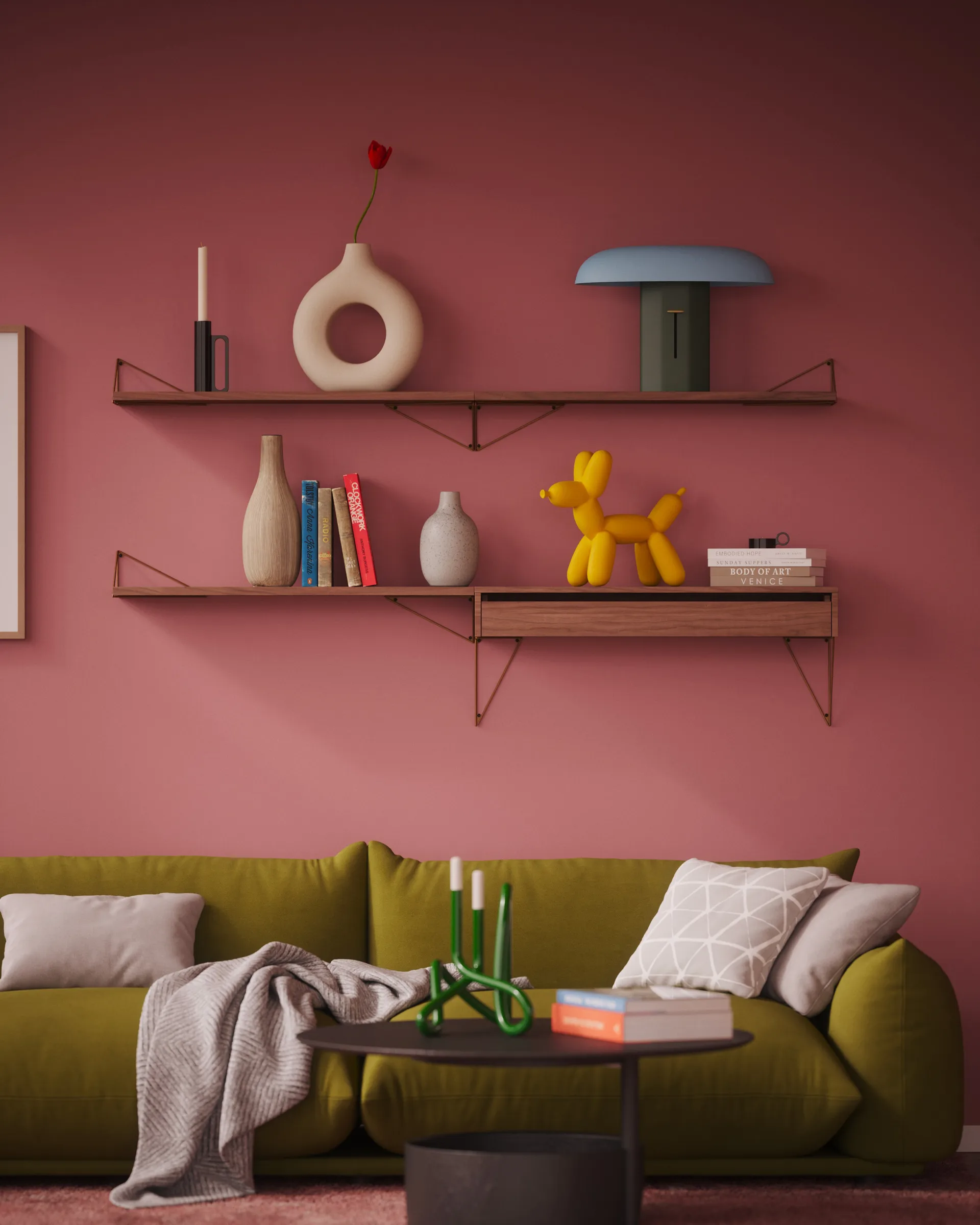 Pythagoras Regalboden, Walnuss Maze