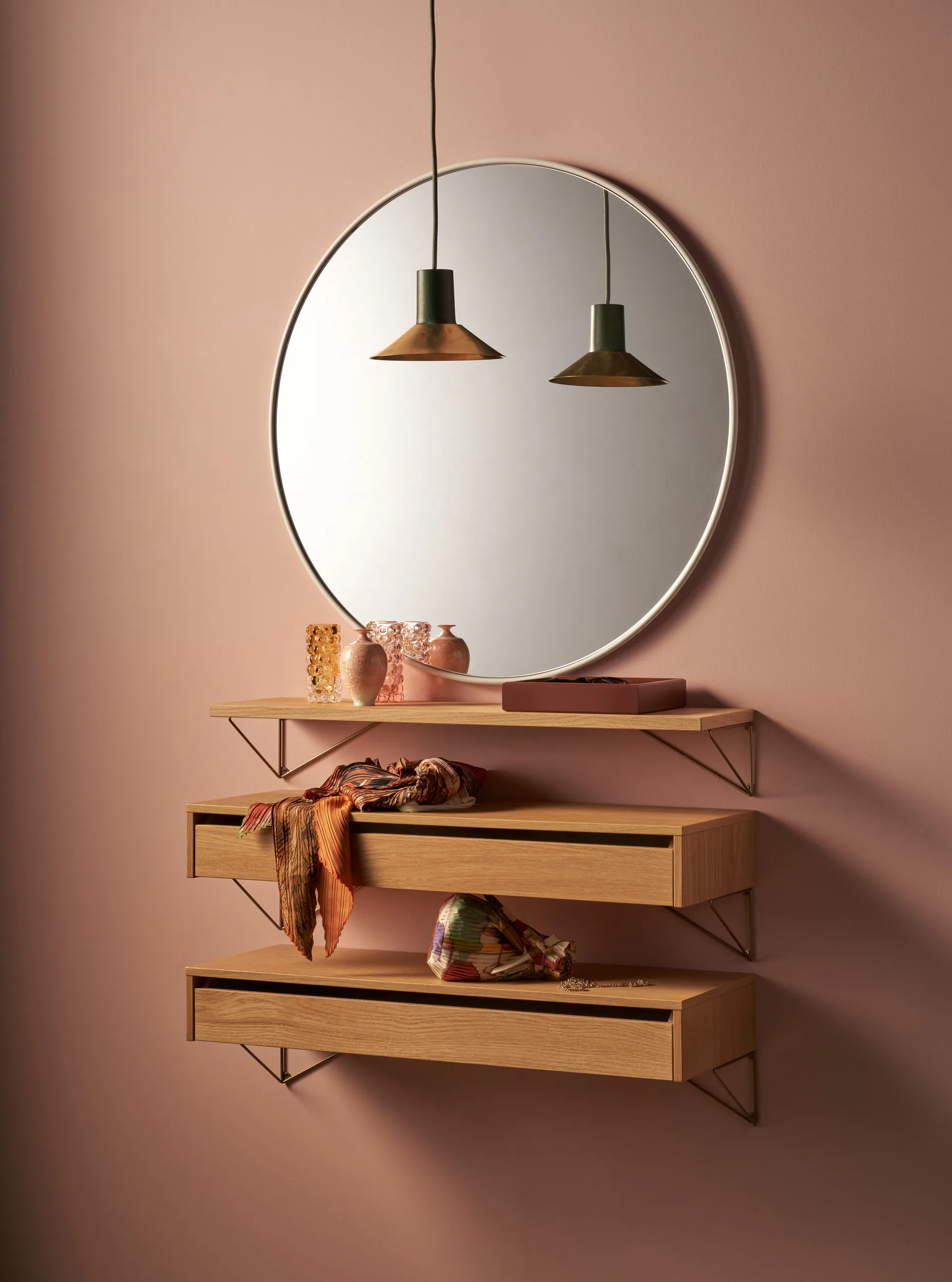 Pythagoras Schublade L, Eiche Maze