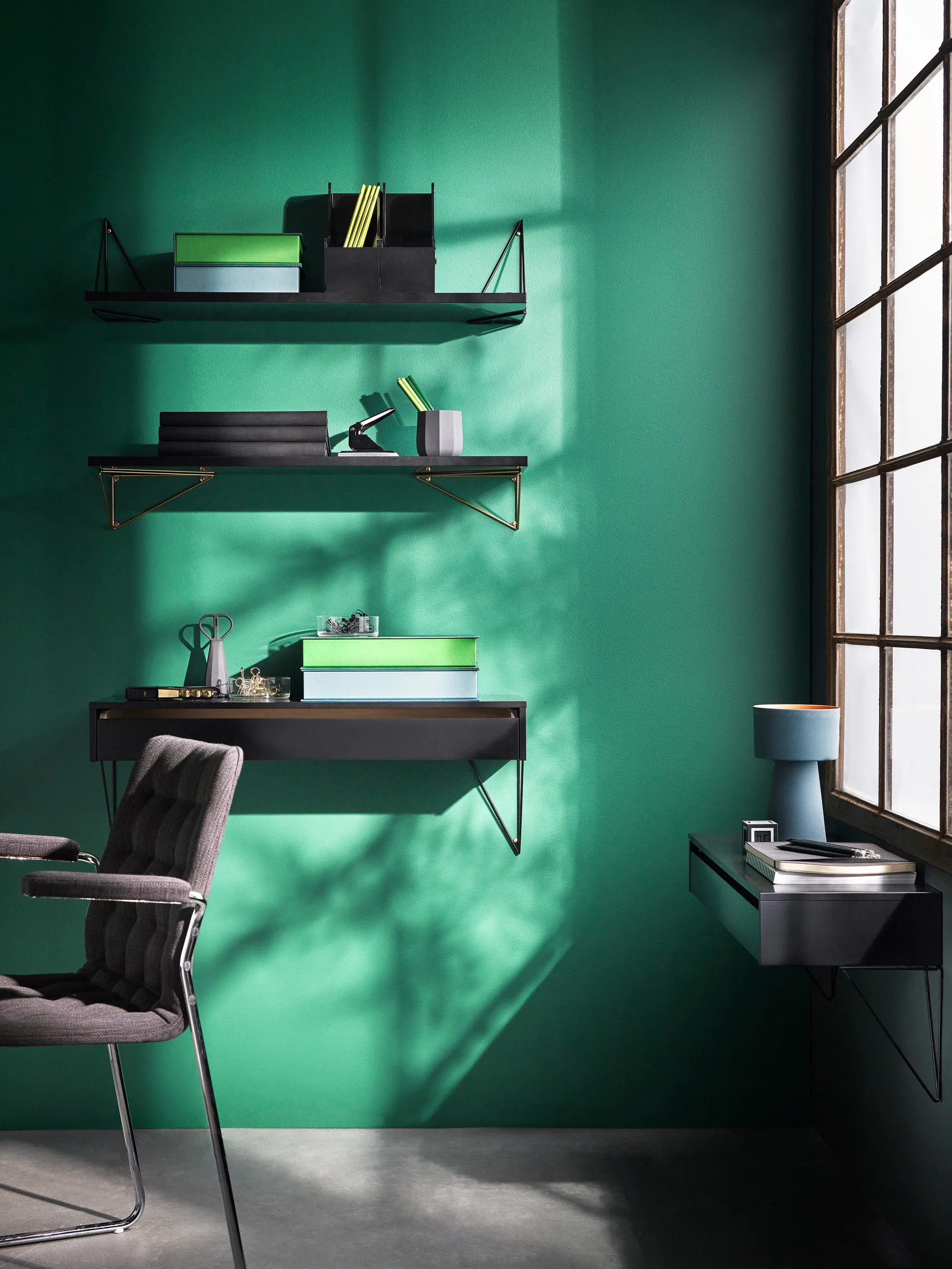 Pythagoras Schublade L, Schwarz Maze