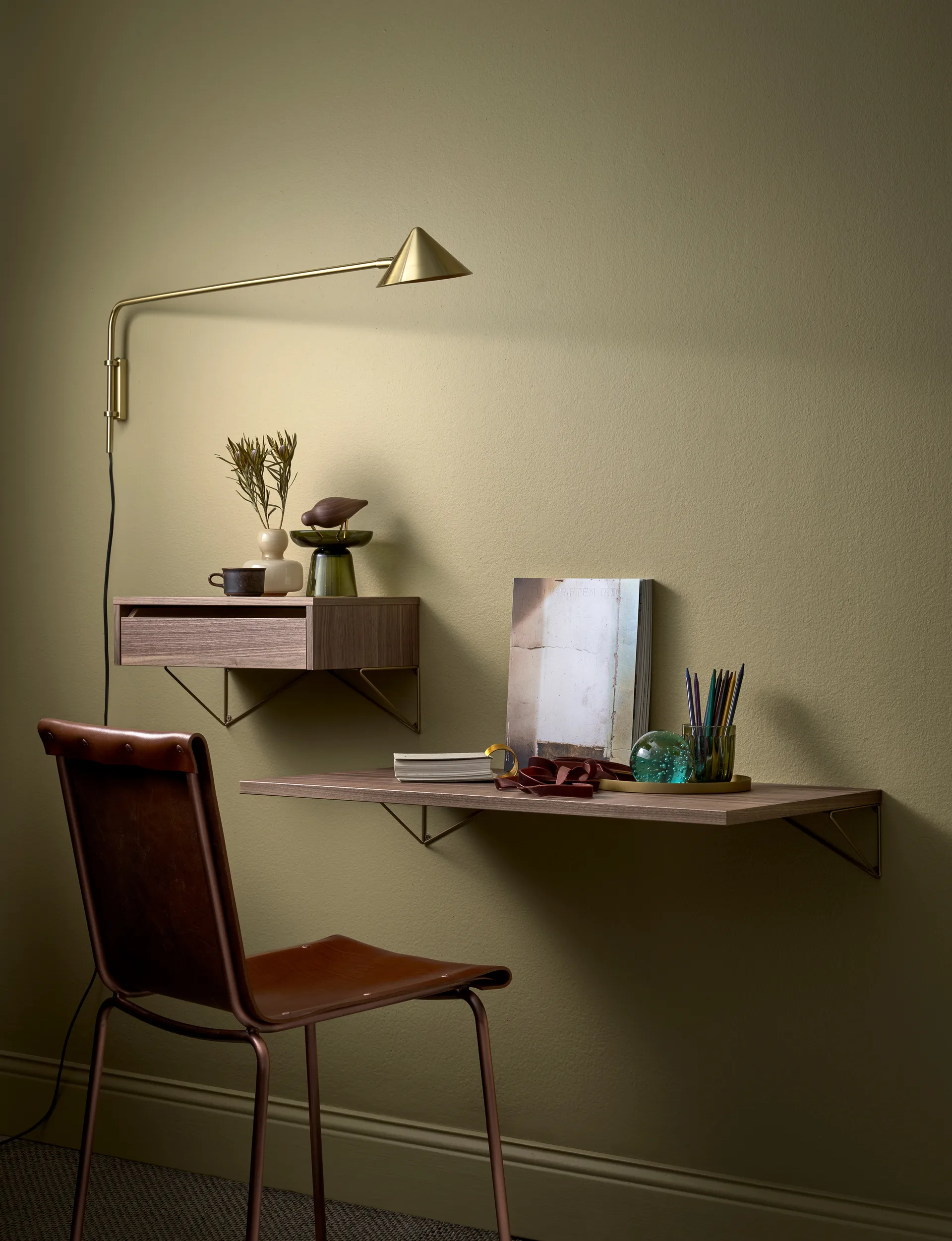 Pythagoras Schublade S, Walnuss Maze