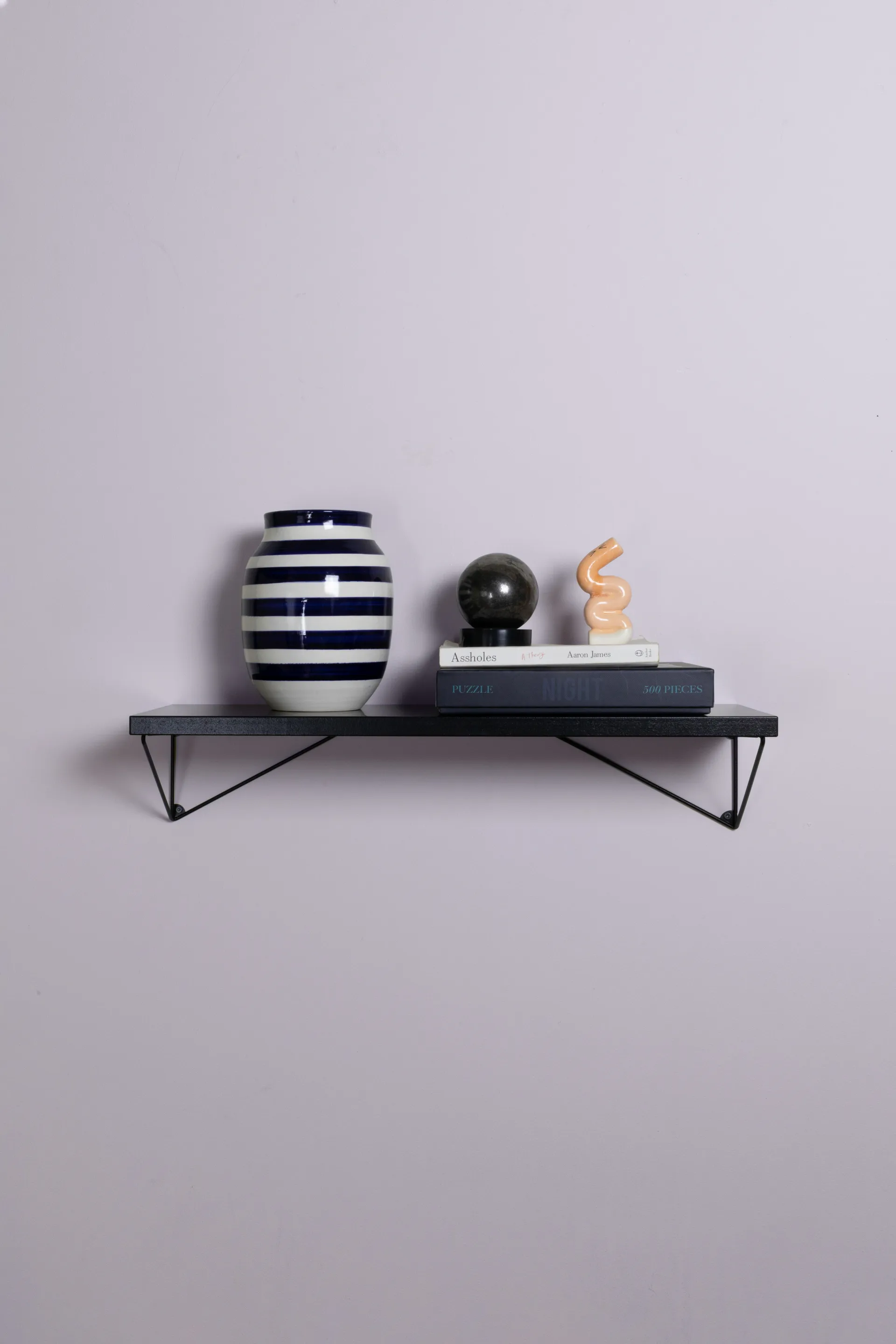 Pythagoras Shelf Regalbrett 60cm, Schwarz Maze