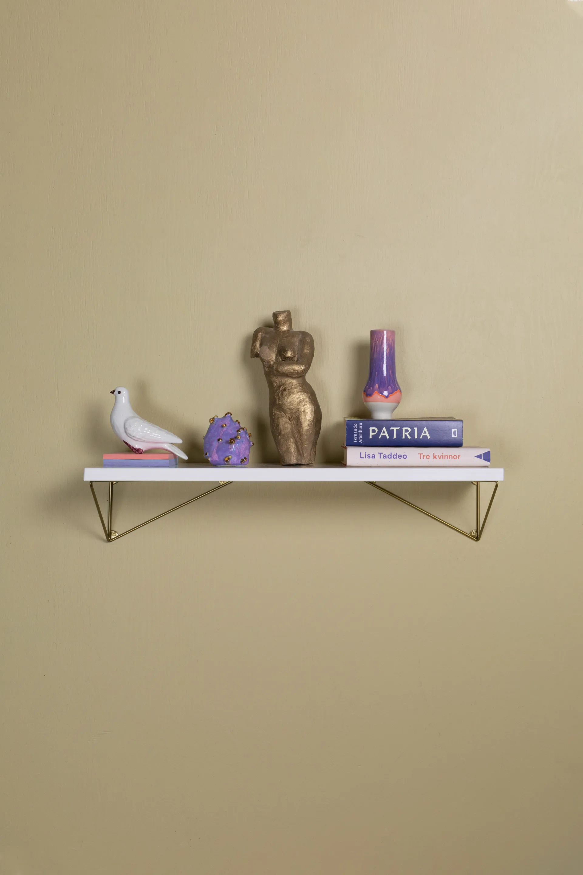 Pythagoras Shelf Regalbrett 60cm, Weiß Maze