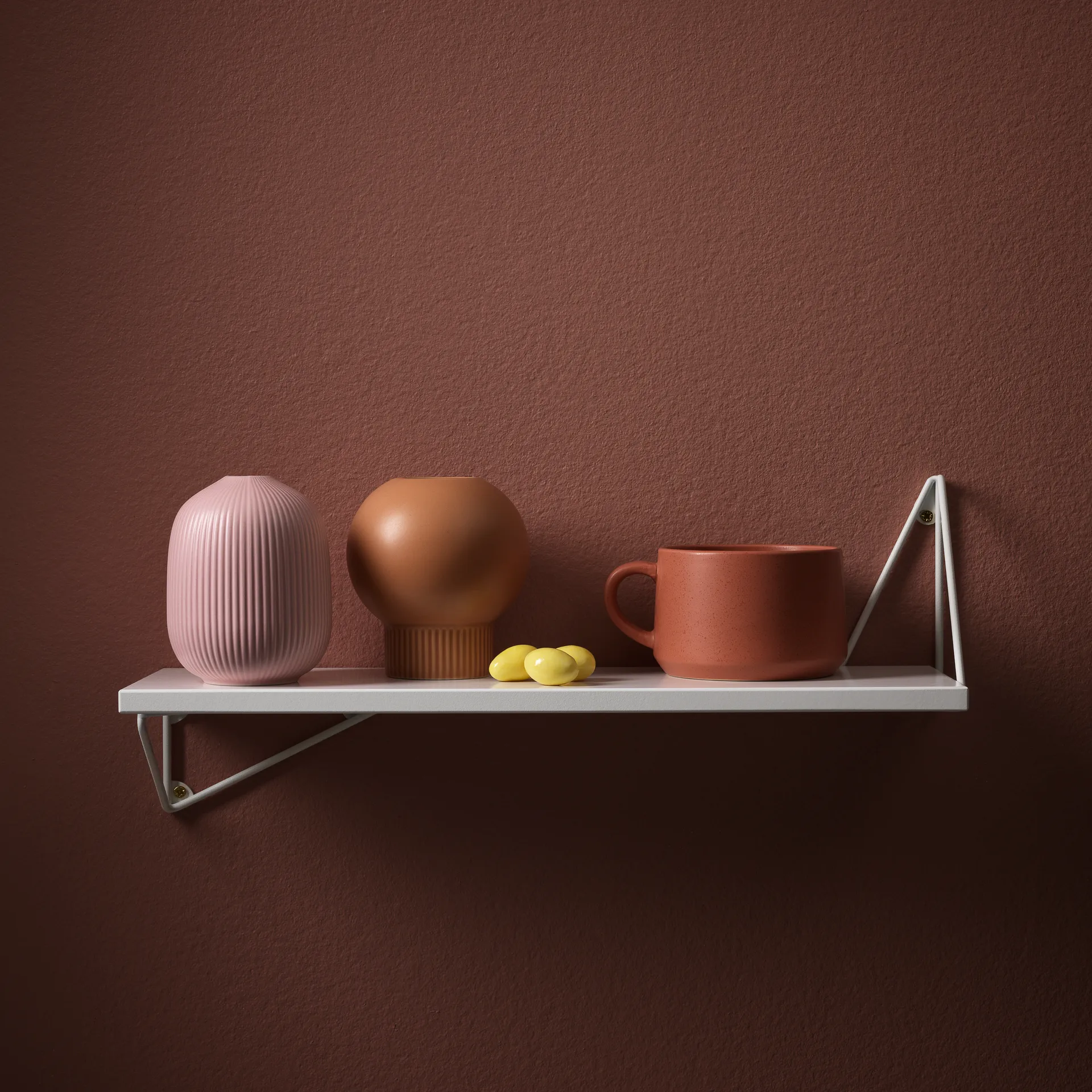 Pythagoras XS Wandregal, Weiß Maze