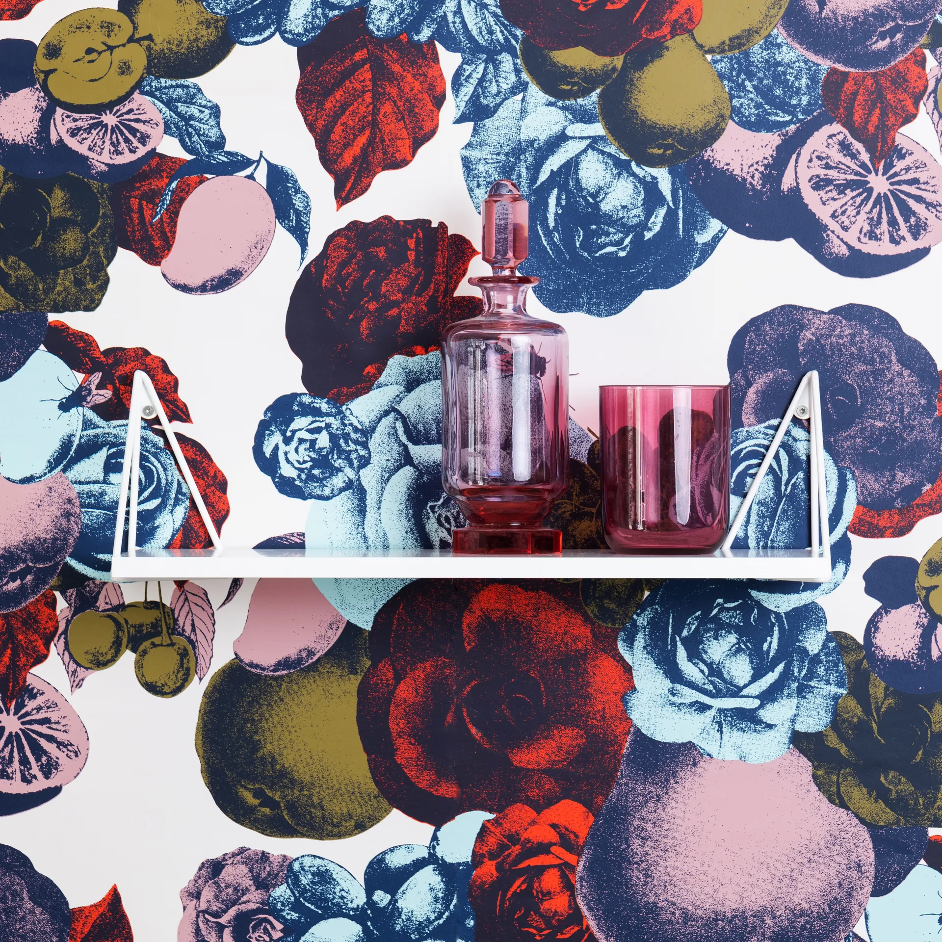 Pythagoras XS Wandregal, Weiß Maze