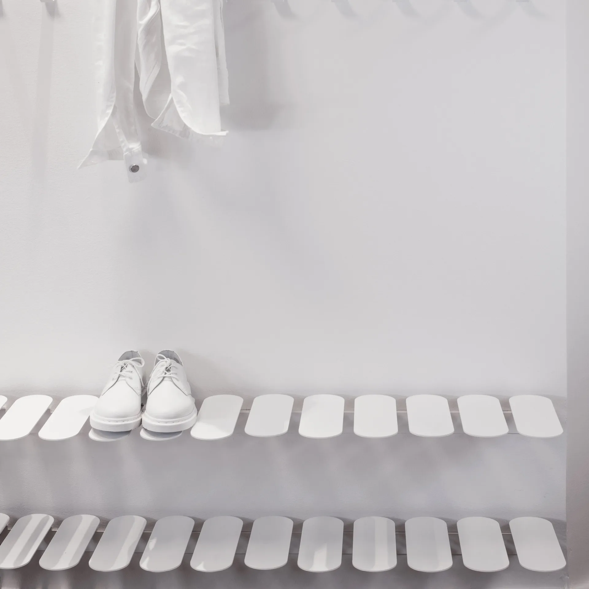 Step Schuhregal, Weiß Maze