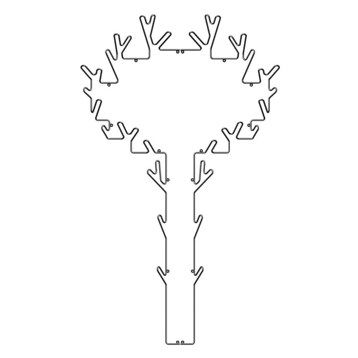 Tree Wandhaken - Schwarz - Maze