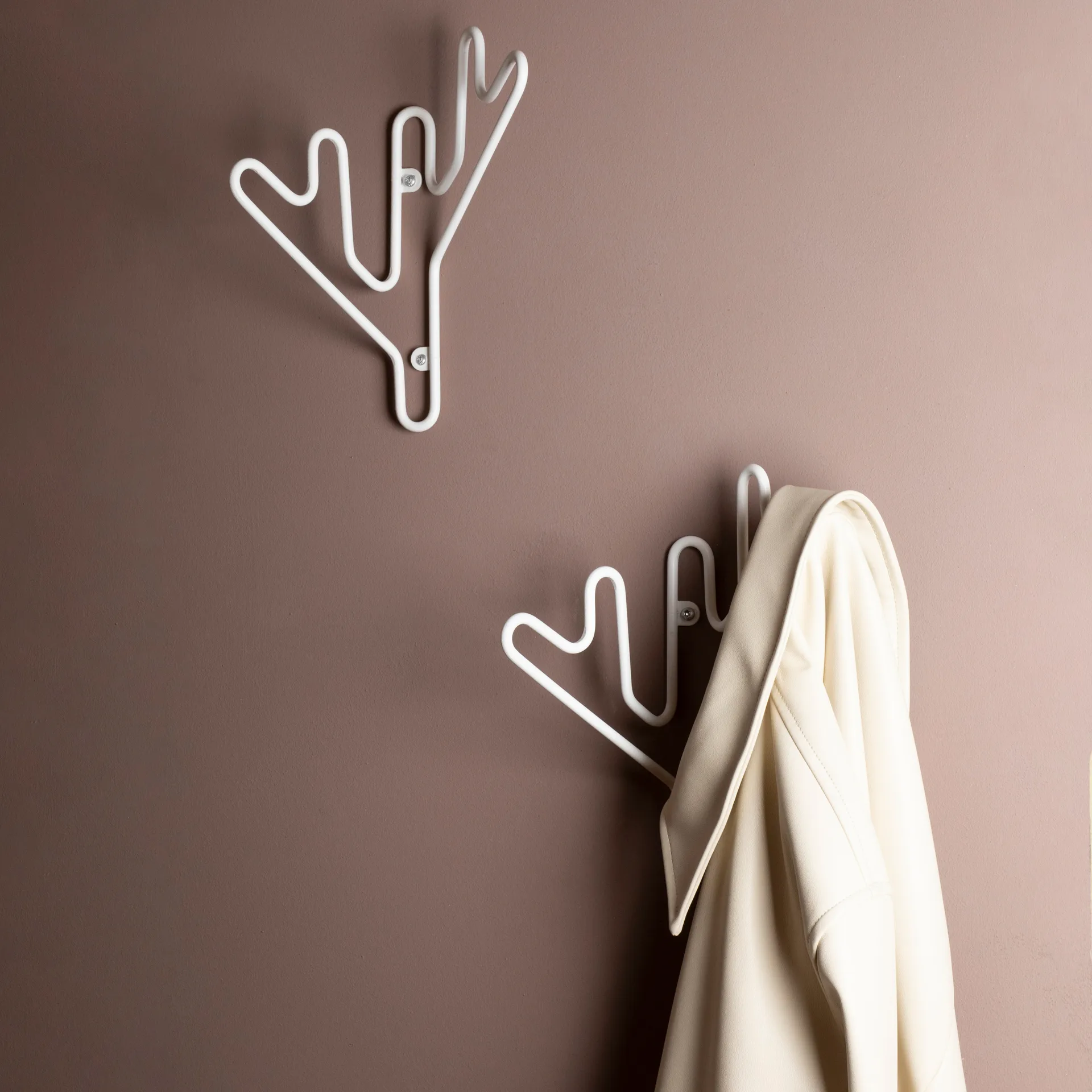 Twig Wandhaken, Weiß Maze