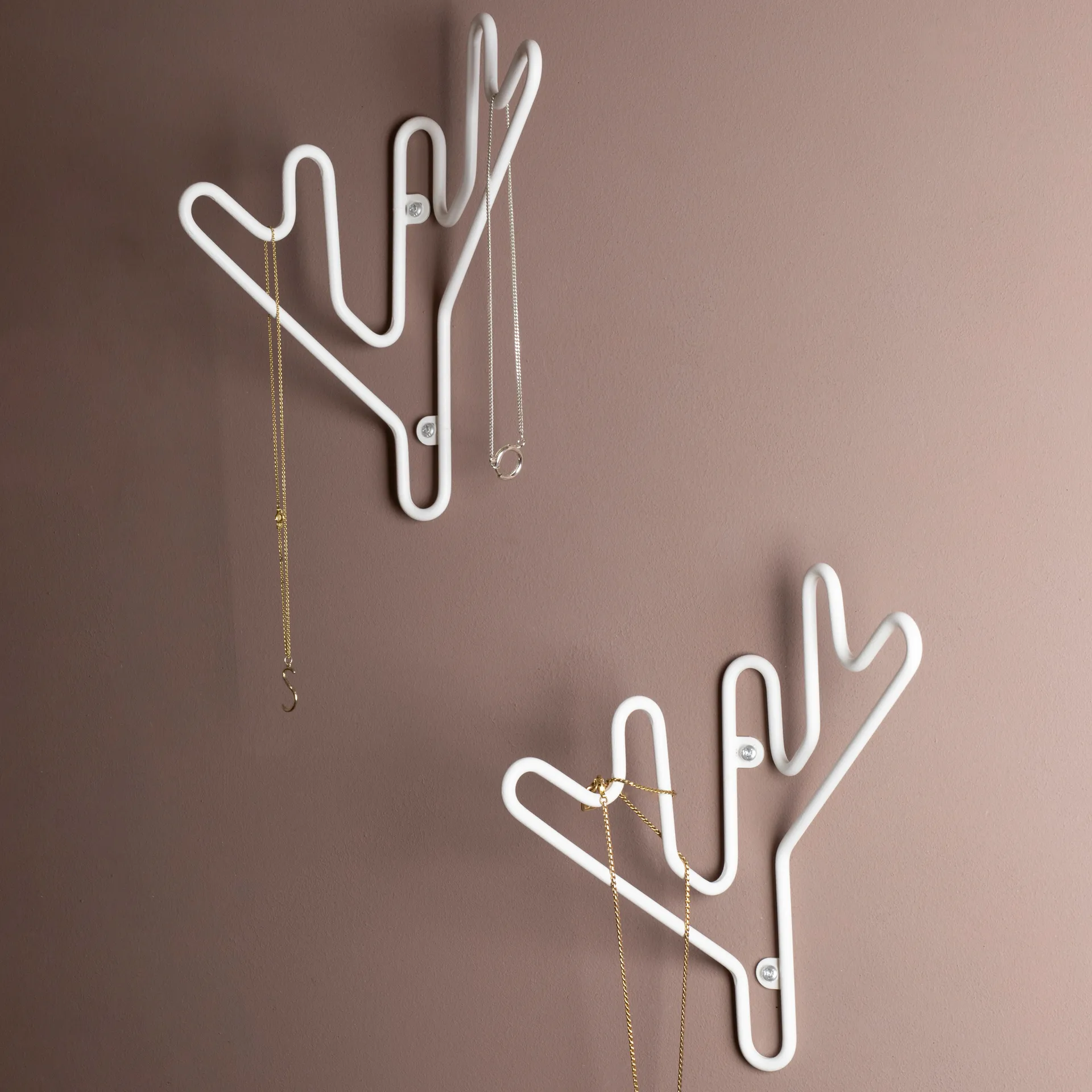 Twig Wandhaken, Weiß Maze