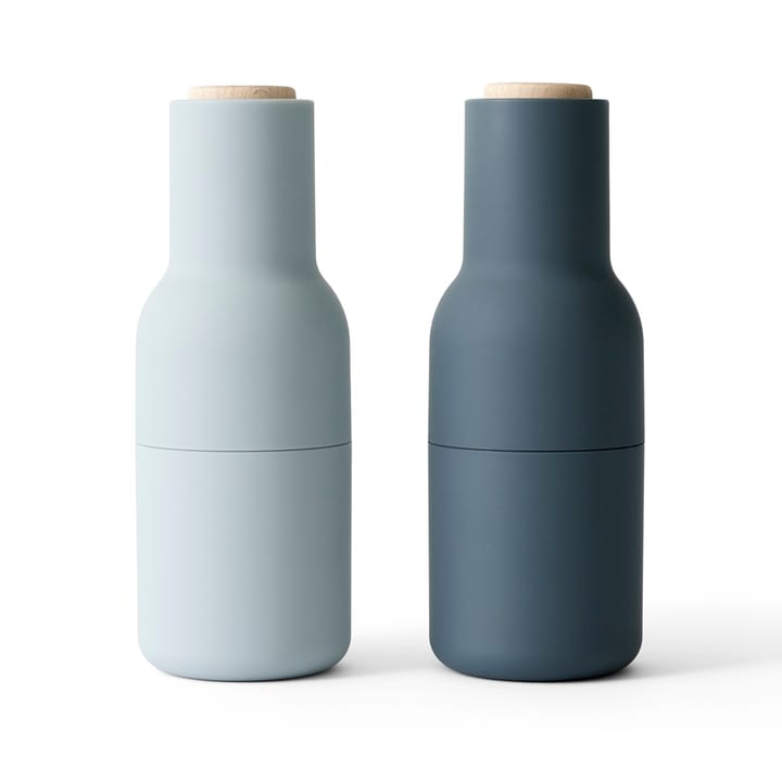 Bottle Grinder Gewürzmühle 2er Pack - Blues (Buchen Deckel) - MENU