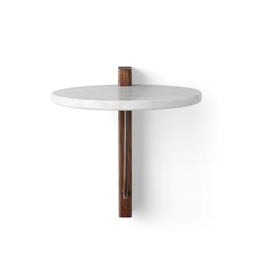 Corbel Wandregal - Marmor carrara, Dunkel gebeizte Eiche - MENU