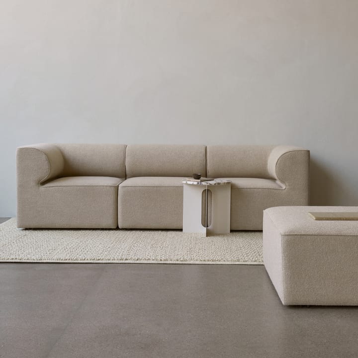 Eave Modulsofa - 3-Sitzer Stoff bouclé 02 beige - MENU