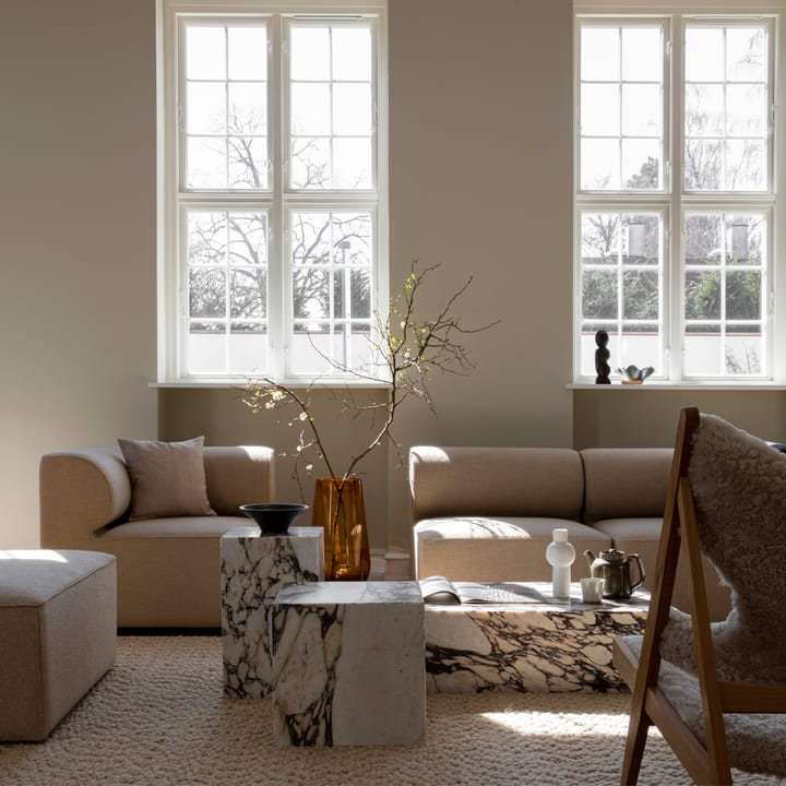 Eave Modulsofa - 3-Sitzer Stoff bouclé 02 beige - MENU