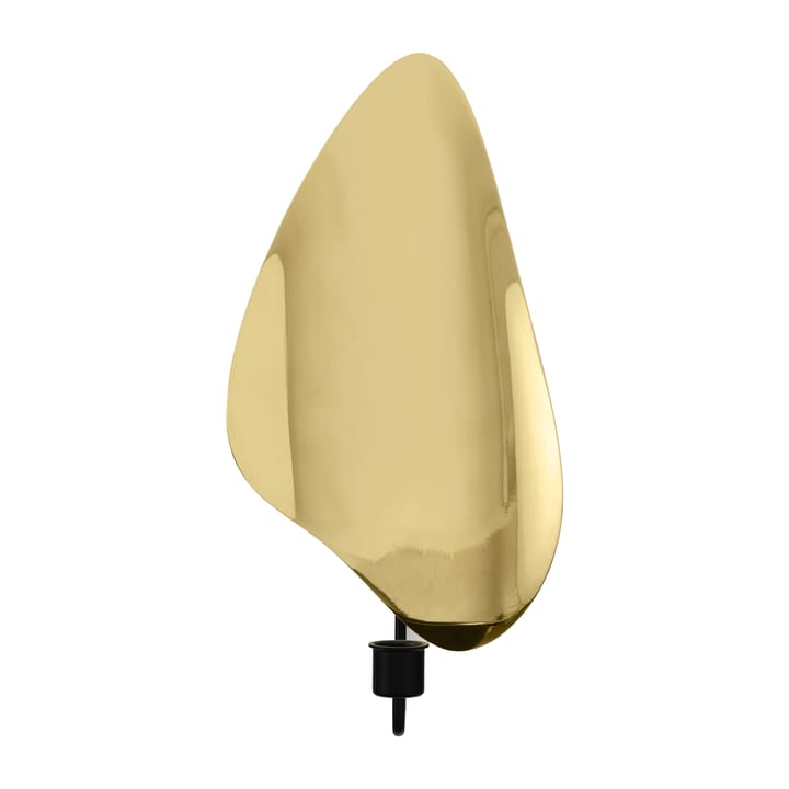 Flambeau Kerzenständer Wand 34 cm - Black-polished Brass - MENU