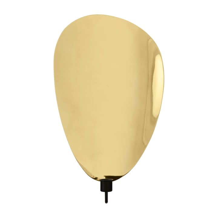 Flambeau Kerzenständer Wand 40 cm - Black-polished Brass - MENU