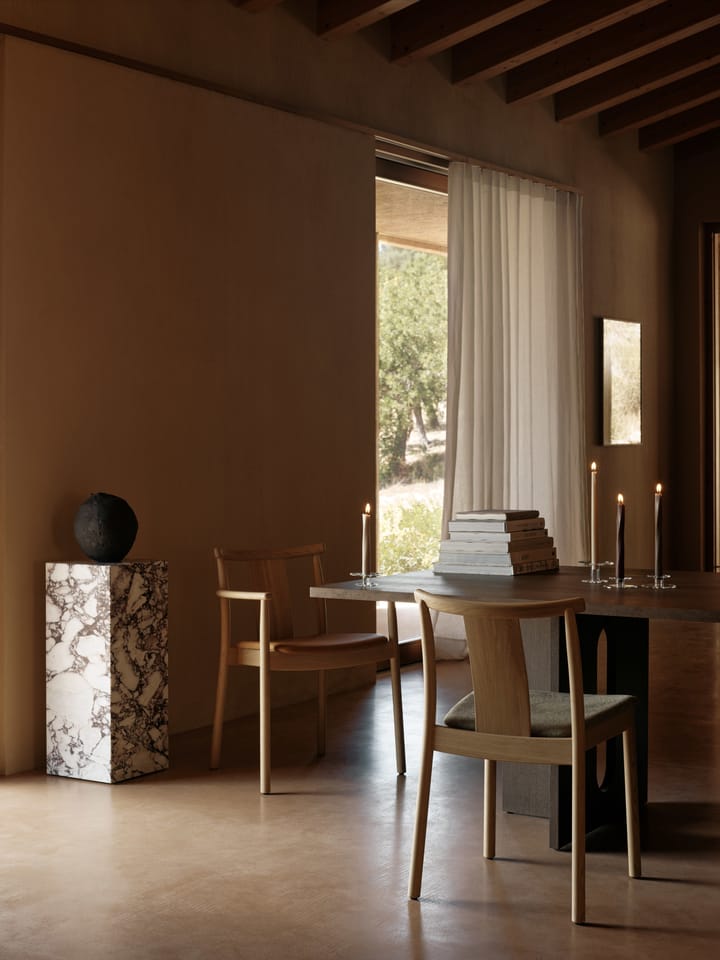 Merkur Stuhl mit Sitzkissen - Oak-Hallingdal 0200 beige - MENU