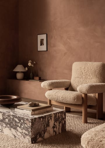 Plinth Beistelltisch - Multi, Rose, low - MENU