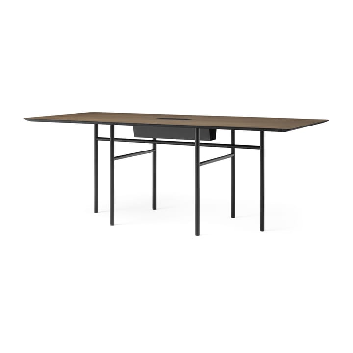 Snaregade Conference table Konferenztisch - Schwarz-dunkel gebeitzte Eiche 90 x 200cm - MENU