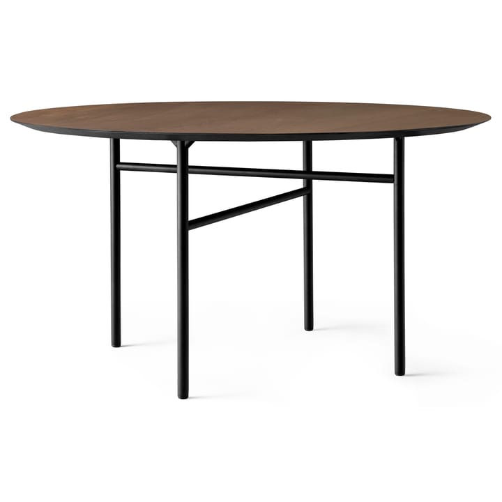 Snaregade Tisch runt - Schwarz-dunkelgebeizte Eiche - MENU