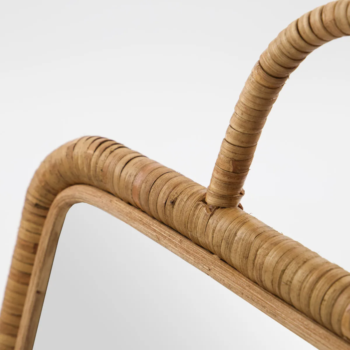 Baki Spiegel mit Rahmen 24x32 cm, Natur Meraki