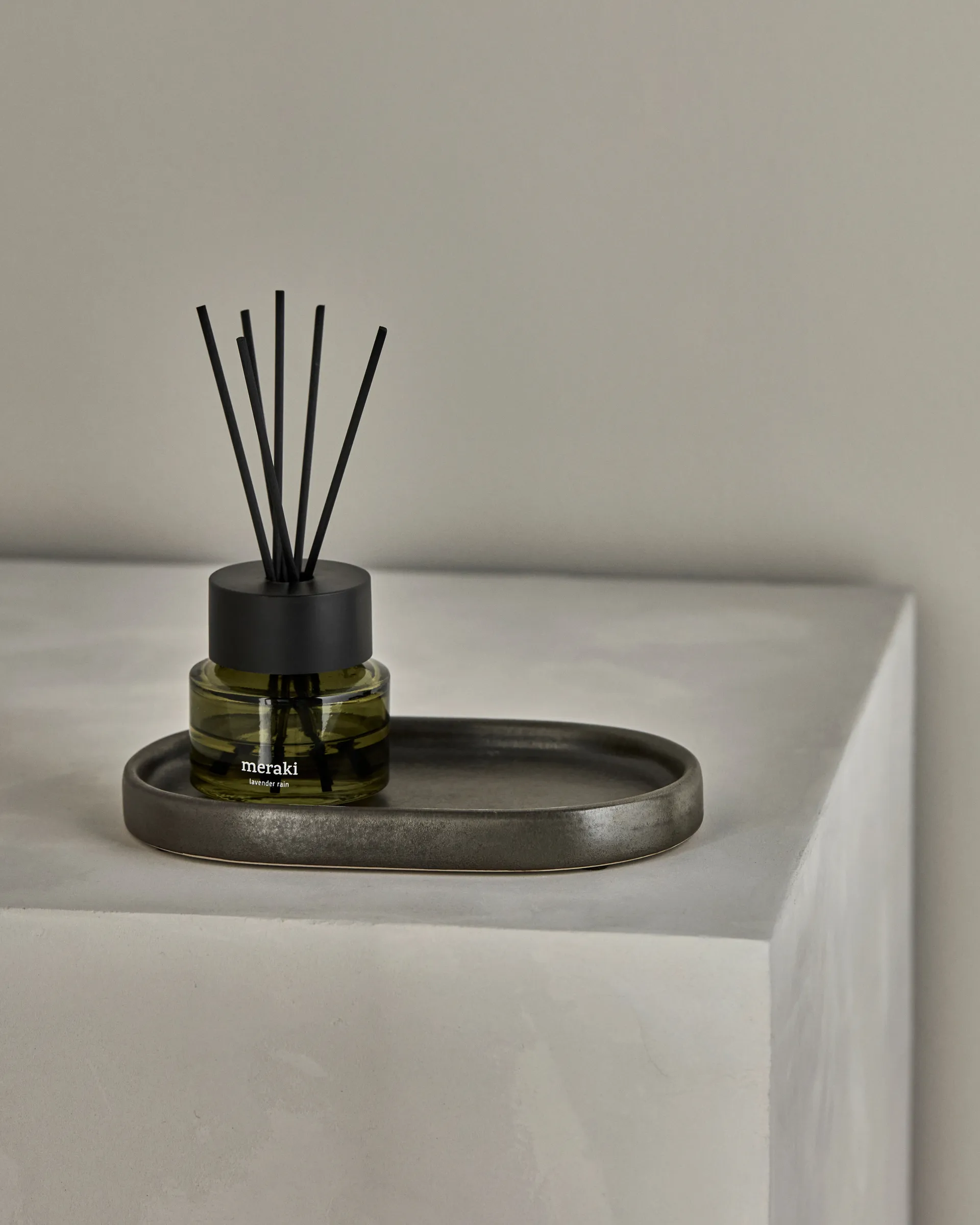 Datura Tablett 12,5x20 cm, Dunkelgrau Meraki