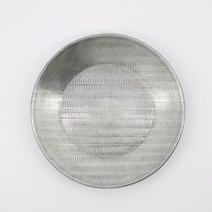 Malva Tablett Ø20cm, Antiksilber Meraki