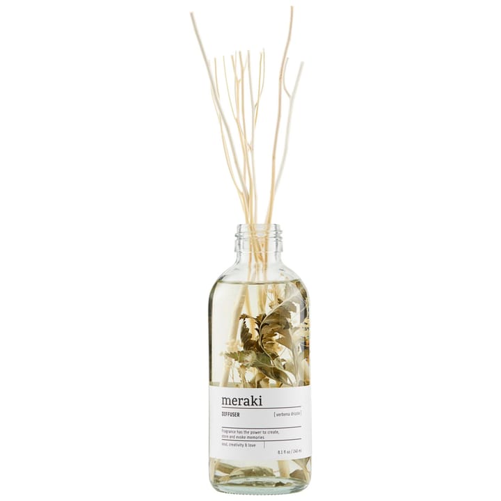 Meraki Diffuser 240 ml - Verbena drizzle - Meraki