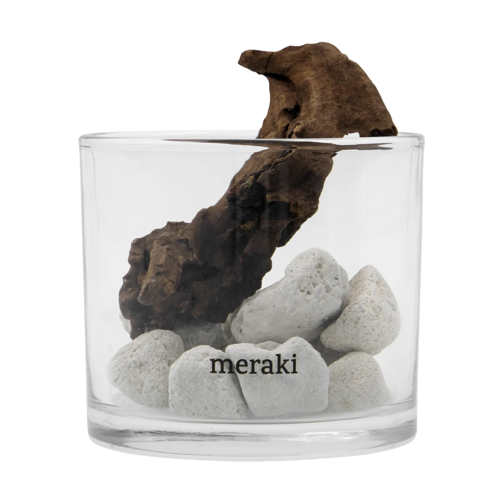 Meraki Duftdiffusor Lavastein und Holz, Weiß Meraki