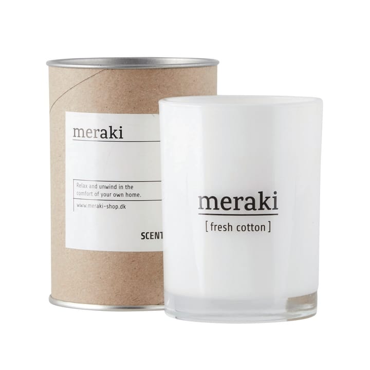 Meraki Duftkerze 12h - Fresh Cotton - Meraki