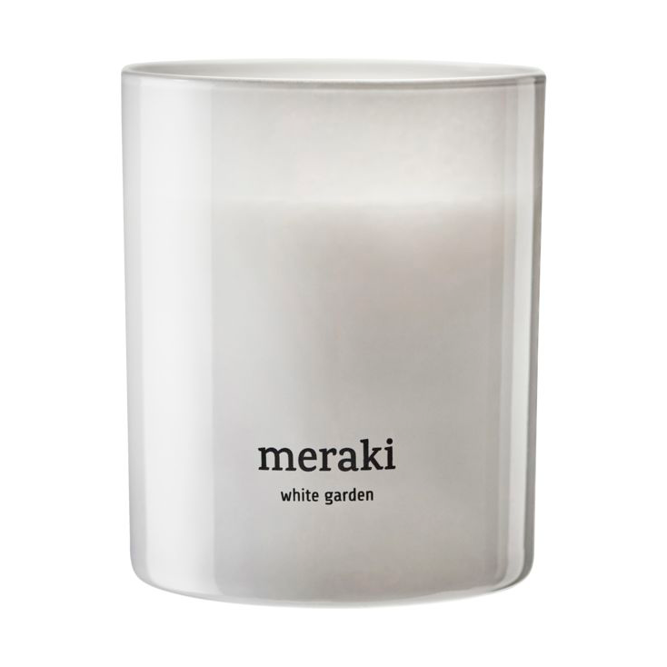 Meraki Meraki Duftkerze, 35 Stunden Weißer Garten