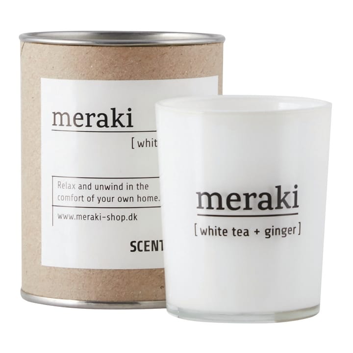 Meraki Duftkerze 35h - White Tea-Ginger - Meraki