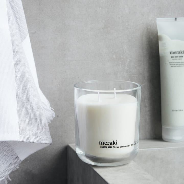 Meraki Duftkerze 60 Stunden, Forest rain Meraki
