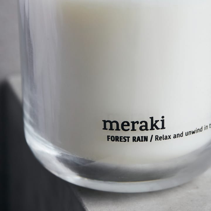 Meraki Duftkerze 60 Stunden, Forest rain Meraki