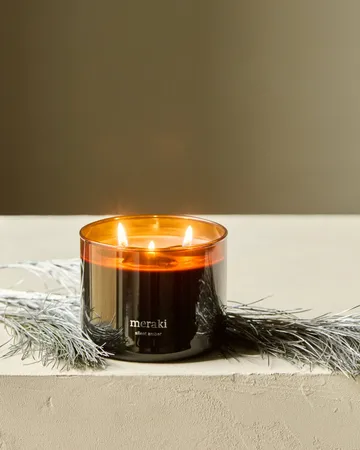 Meraki Duftkerze, 60 Stunden - Silent amber - Meraki