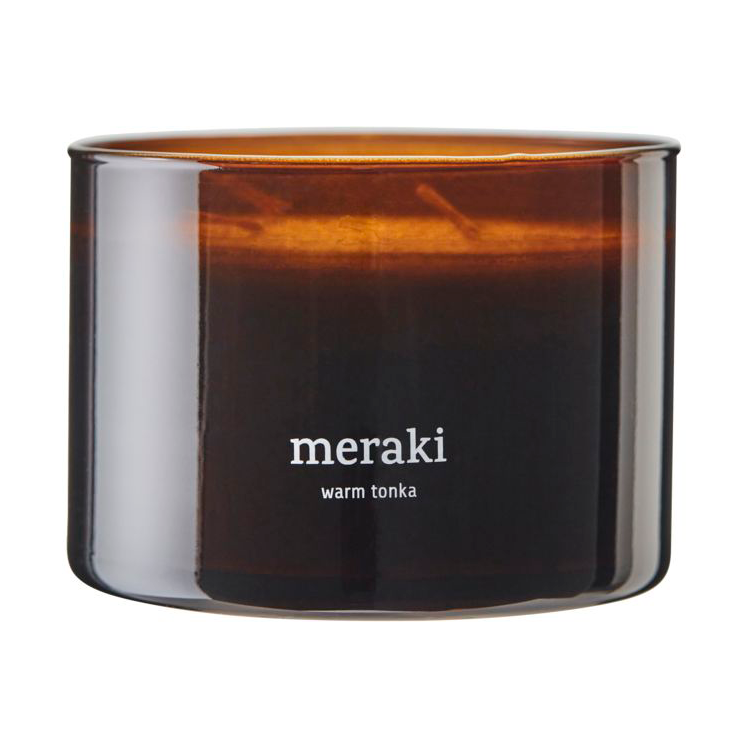 Meraki Meraki Duftkerze, 60 Stunden Warmer Tonka