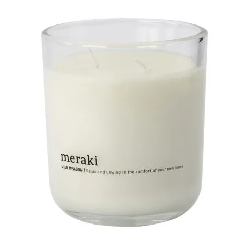 Meraki Duftkerze 60 Stunden, Wild meadow Meraki