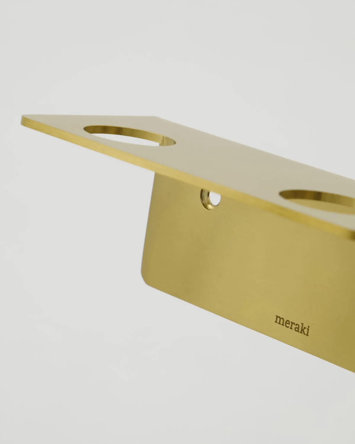 Meraki Flaschenhalter, Gebürstete Messingoberfläche, für 2 Flaschen Meraki