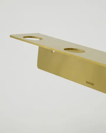 Meraki Flaschenhalter - Gebürstete Messingoberfläche, für 3 Flaschen - Meraki