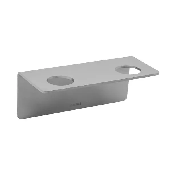 Meraki Flaschenhalter - Gebürstetes Silber, für 2 Flaschen - Meraki