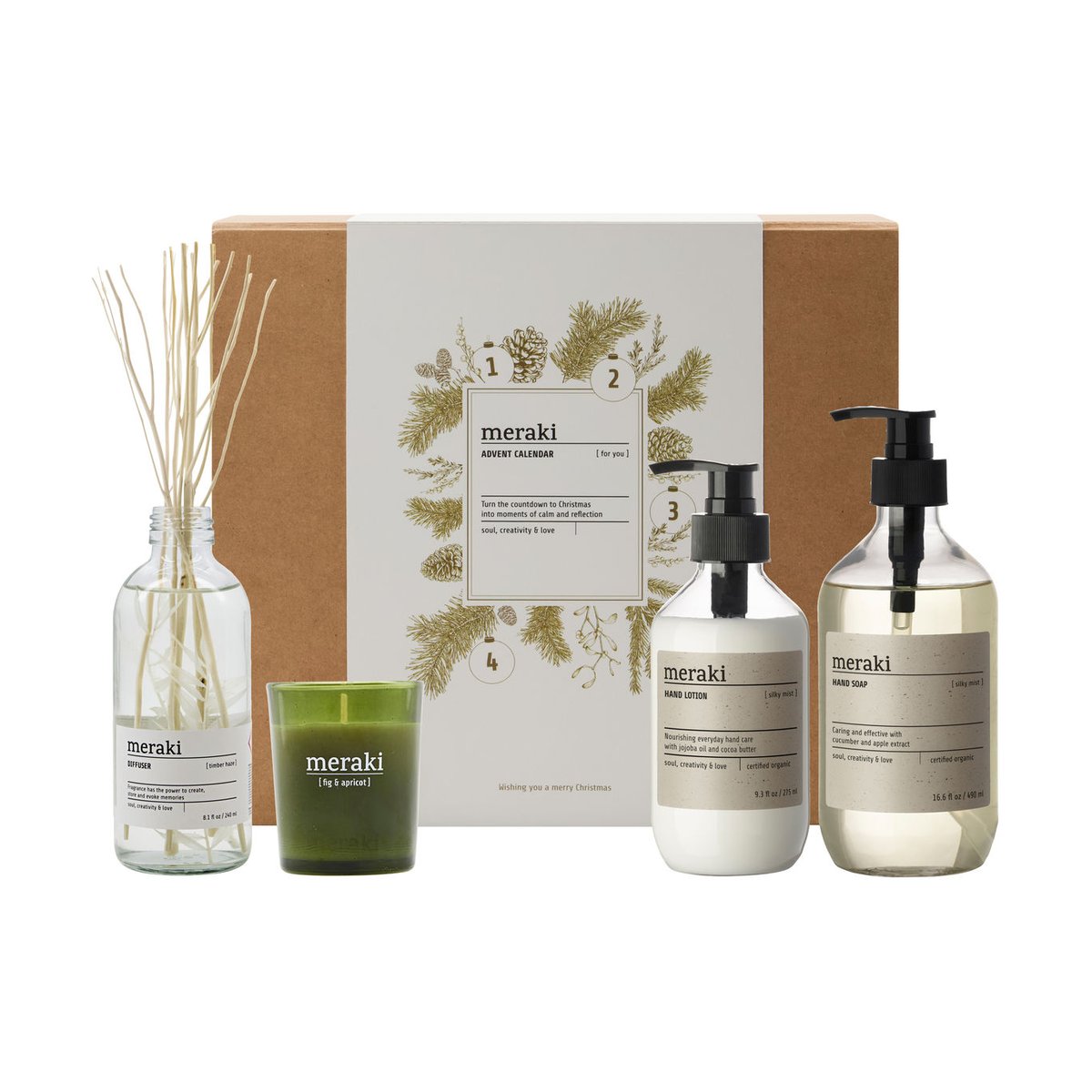 Meraki Meraki Geschenkset-Adventskalender 4 Teile