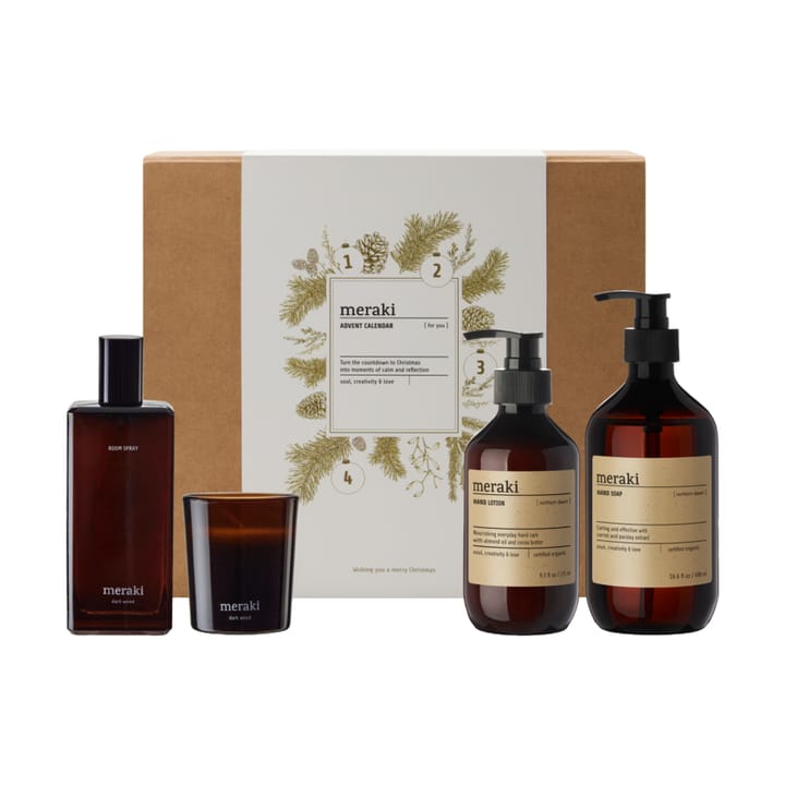 Meraki Geschenkset-Adventskalender - Dark wood, Northern dawn - Meraki