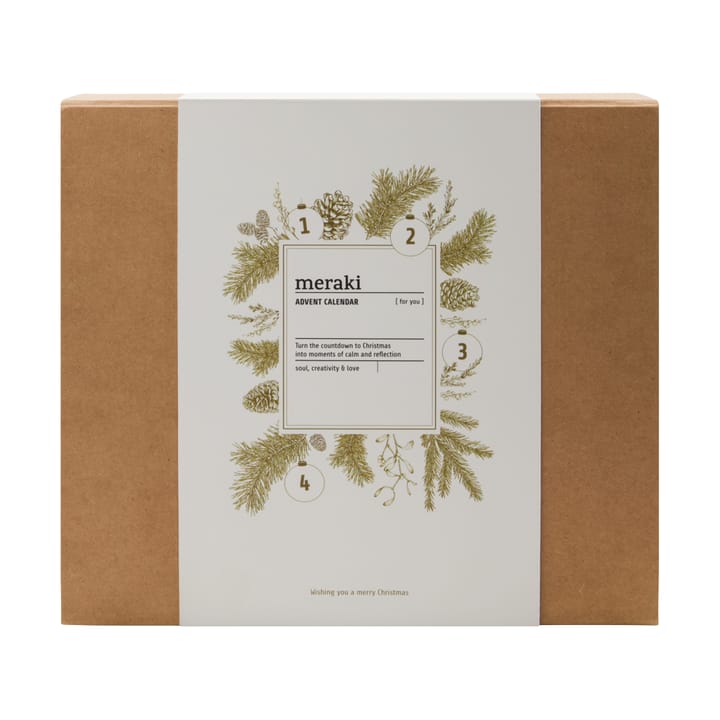Meraki Geschenkset-Adventskalender, Dark wood, Northern dawn Meraki