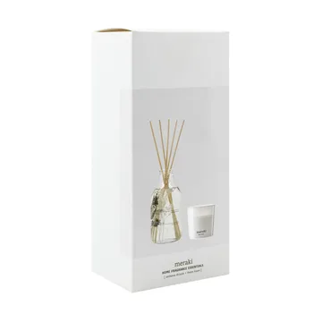 Meraki Geschenkset Duftstäbchen und Duftkerze - Verbena drizzle-frische Leinen - Meraki