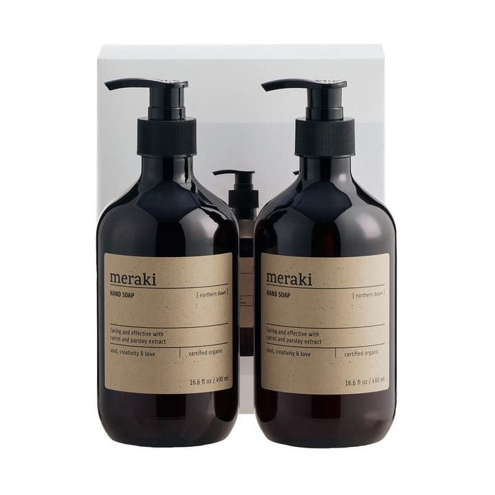 Meraki Geschenkset Handseife 490 ml 2er Pack, Northern dawn Meraki