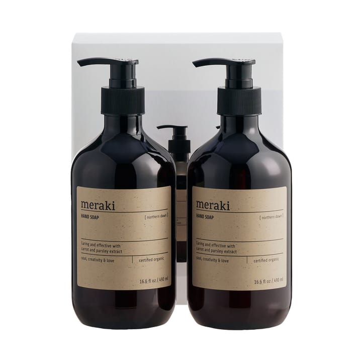 Meraki Geschenkset Handseife 490 ml 2er Pack, Northern dawn Meraki