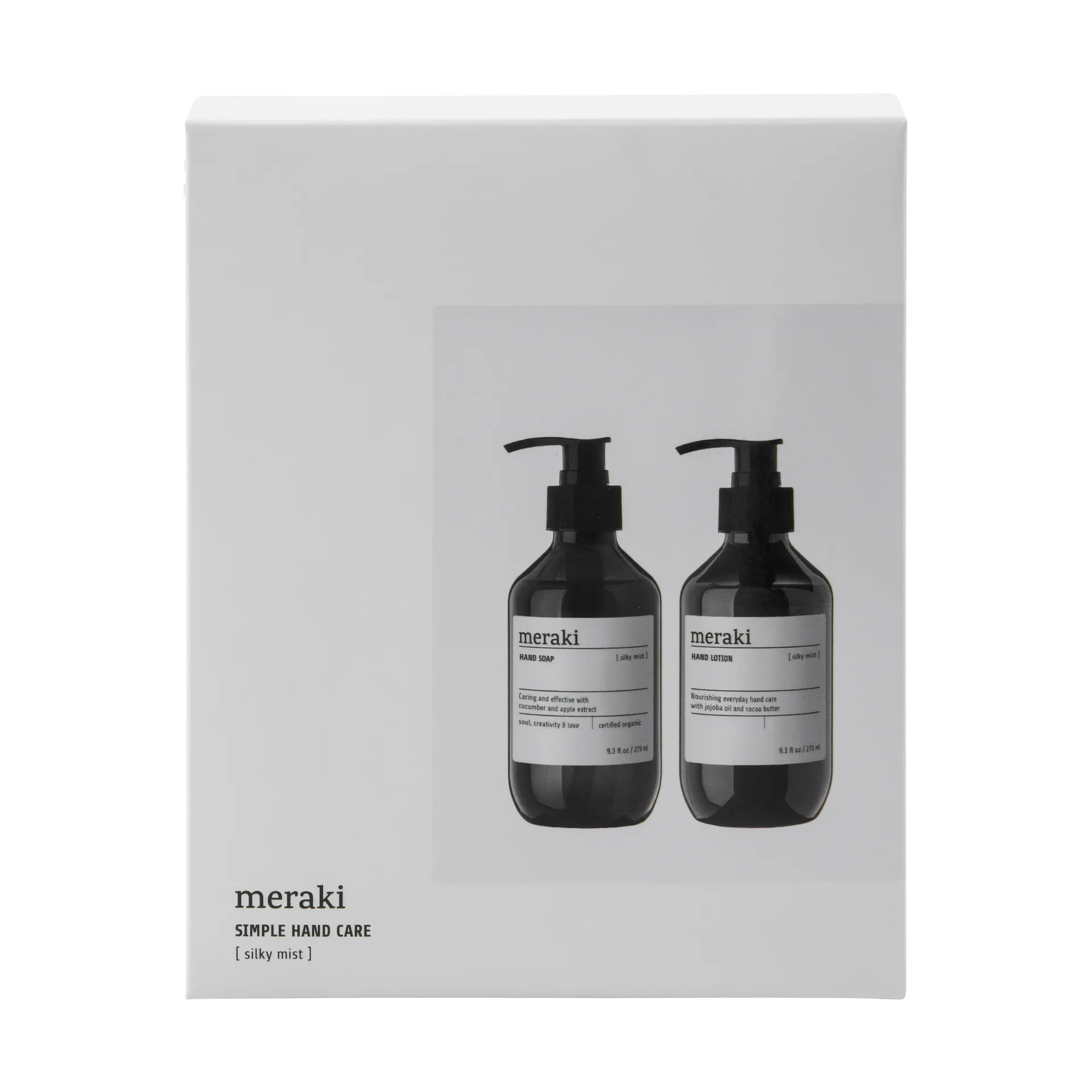 Meraki Geschenkset, Handseife und Handlotion, Silky Mist Meraki