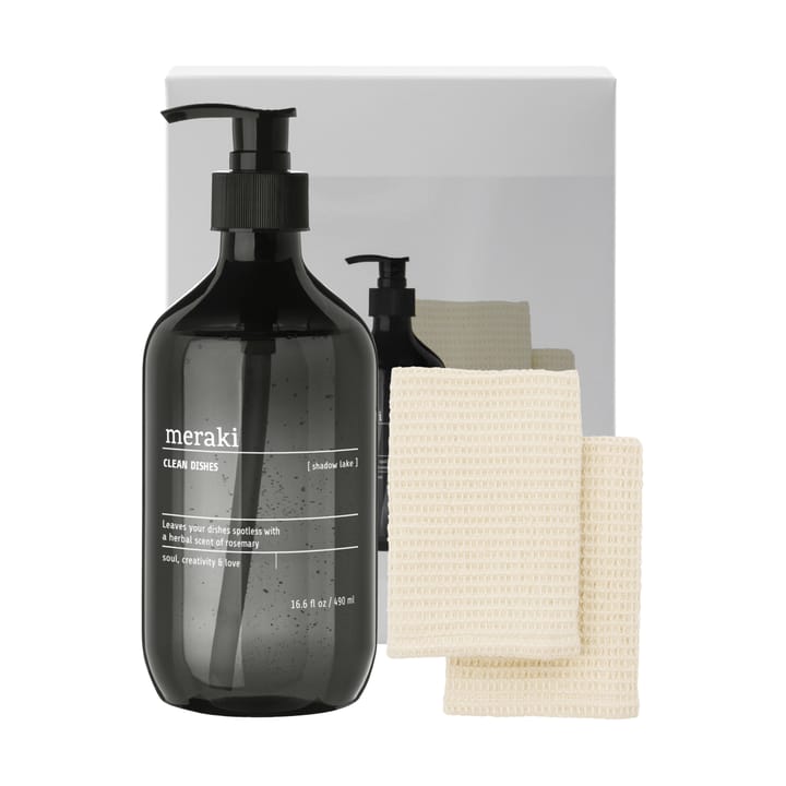 Meraki Geschenkset Spülmittel und Sp�ültuch 3-teilig - Shadow lake - Meraki