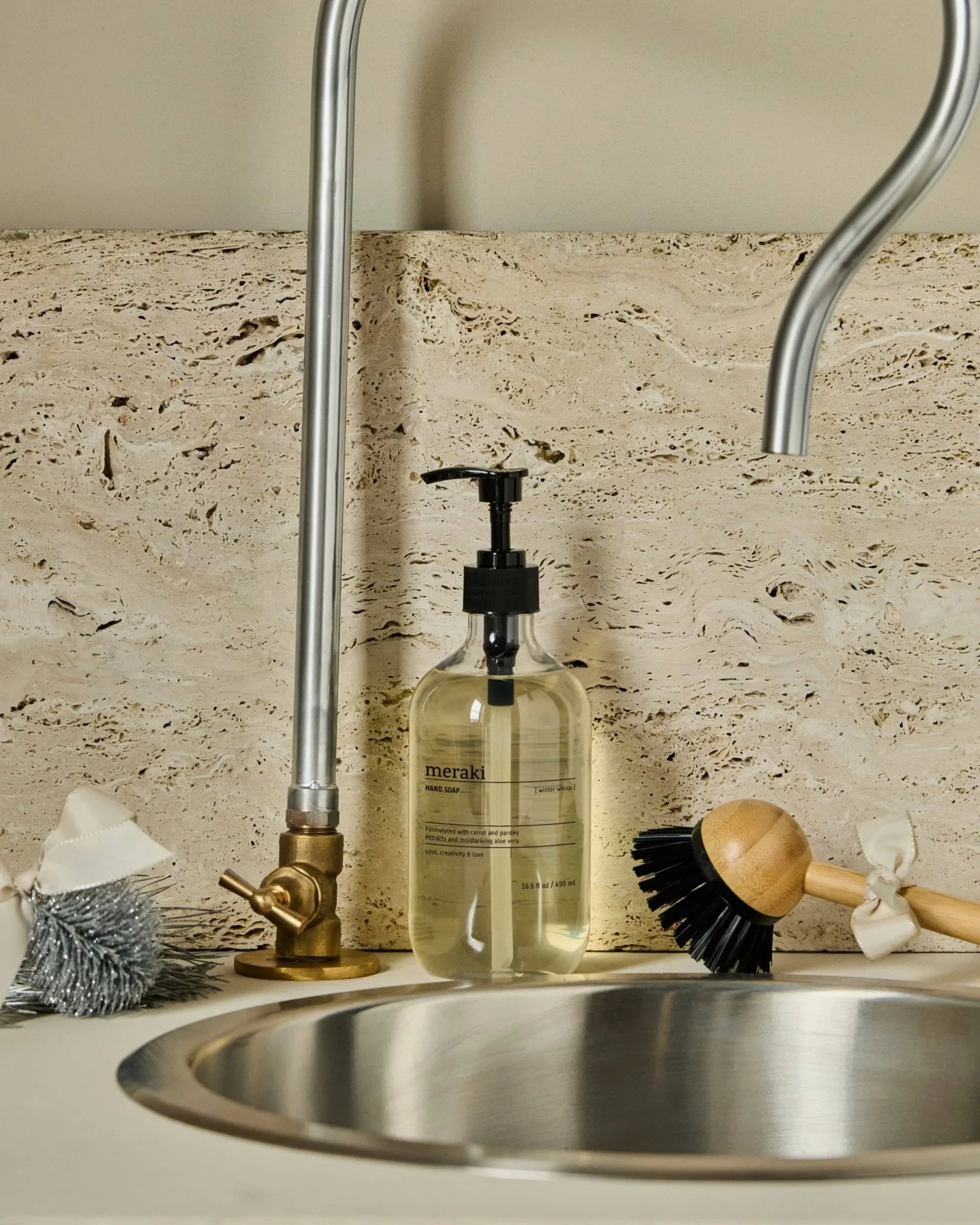 Meraki Handseife 490 ml, Winter whisp Meraki