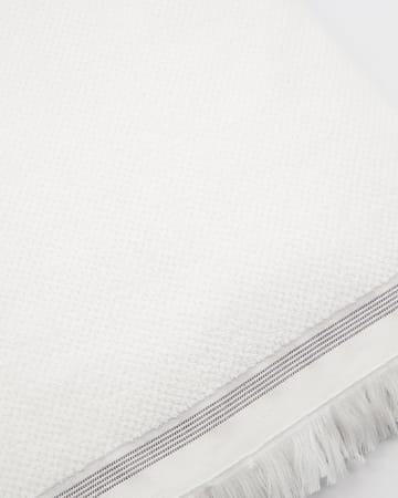 Meraki Handtuch weiß mit grauen Linien - 100 x 180cm - Meraki